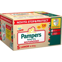 Baby Dry Mutandina Esapack Junior 108 Pezzi Taglia 5