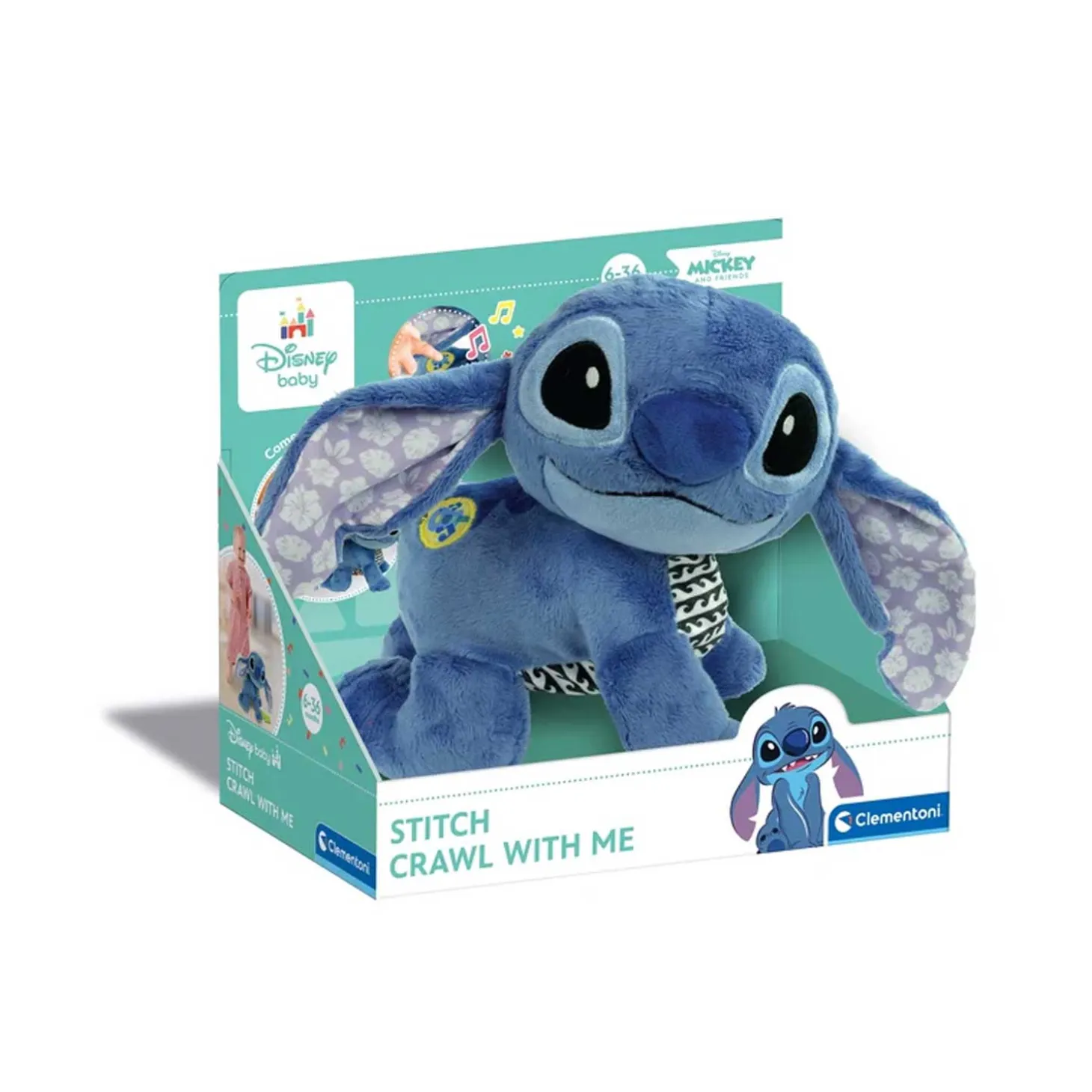 Baby Walt Disney Stitch Gattona Con Me