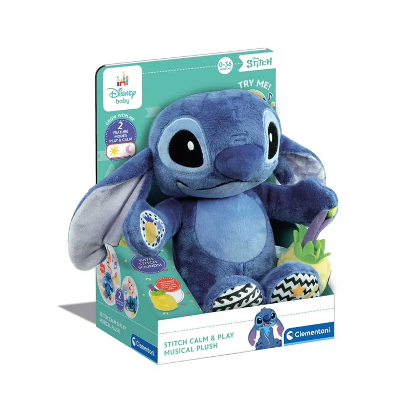 Baby Walt Disney Stitch Musical Plush