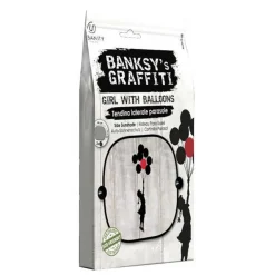 Banksy Tendina Parasole Laterale 44x38 Cm