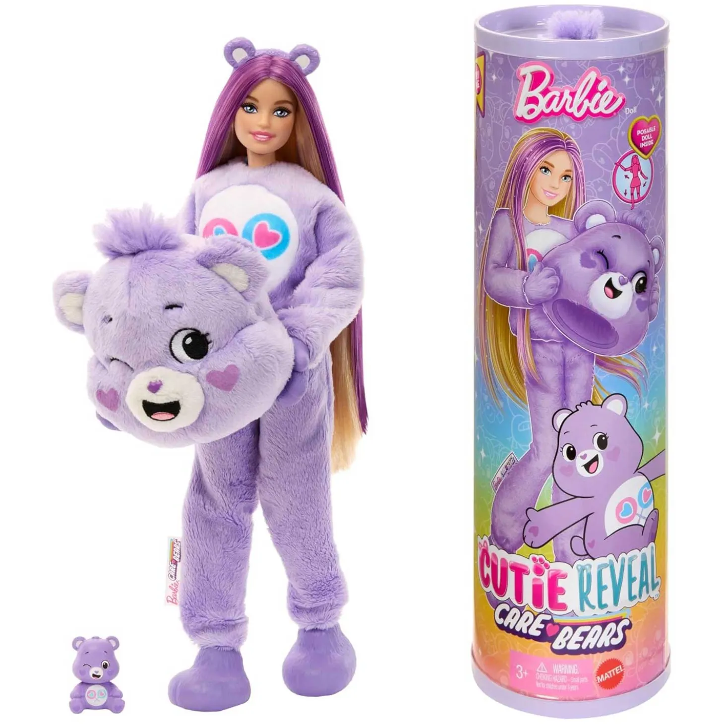 Barbie Cutie Reveal Serie Care Bears JCN93