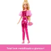 Barbie Fashionista Deluxe Metallic Bionda Con Vestito Rosa JFP40