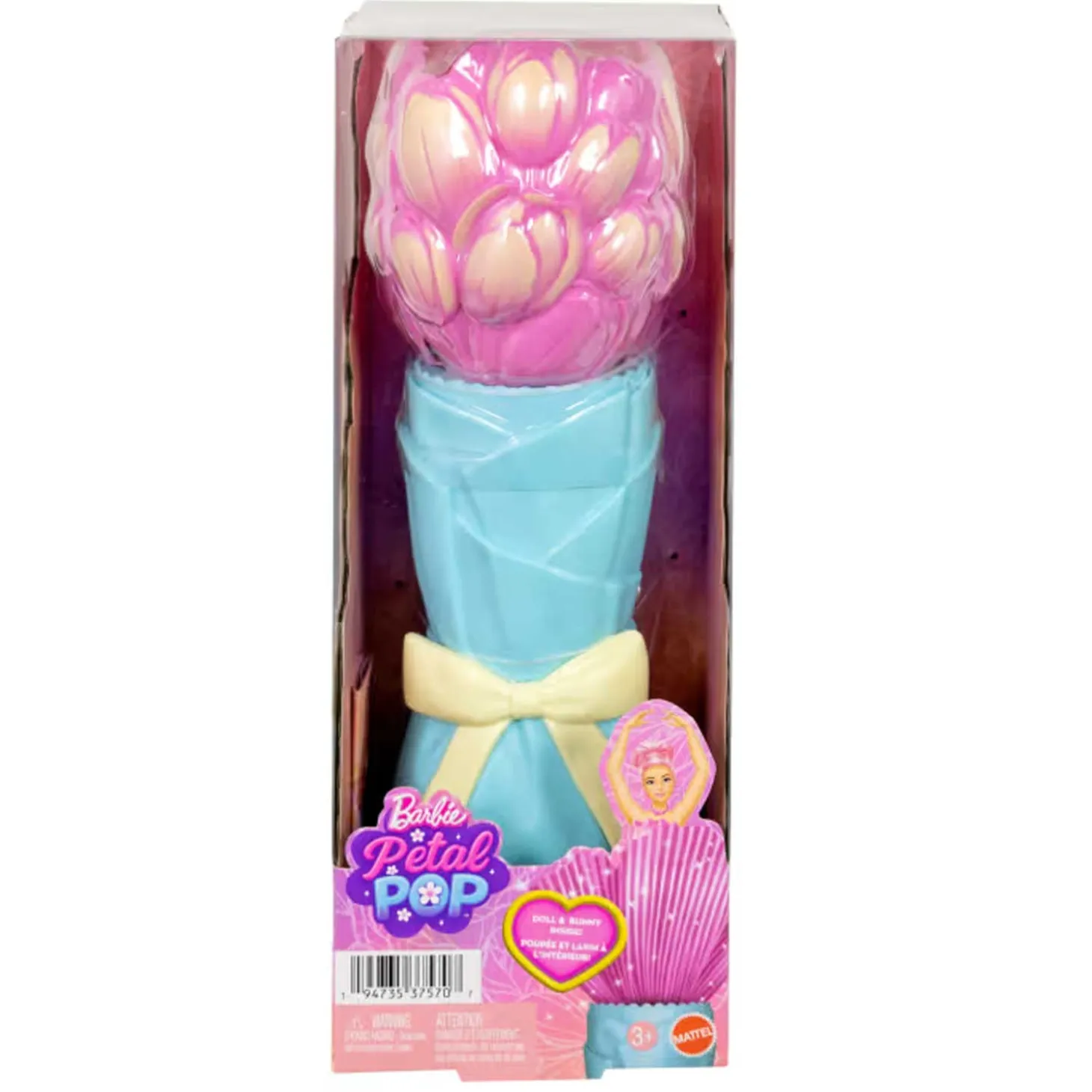 Barbie Flower Reveal Tulipano Rosa JMF57
