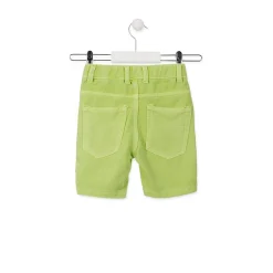 Bermuda verdi effetto jeans Junior