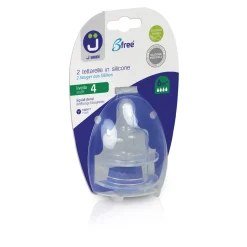 Bfree Tettarelle in Silicone per Classic e Super Glass 2pz