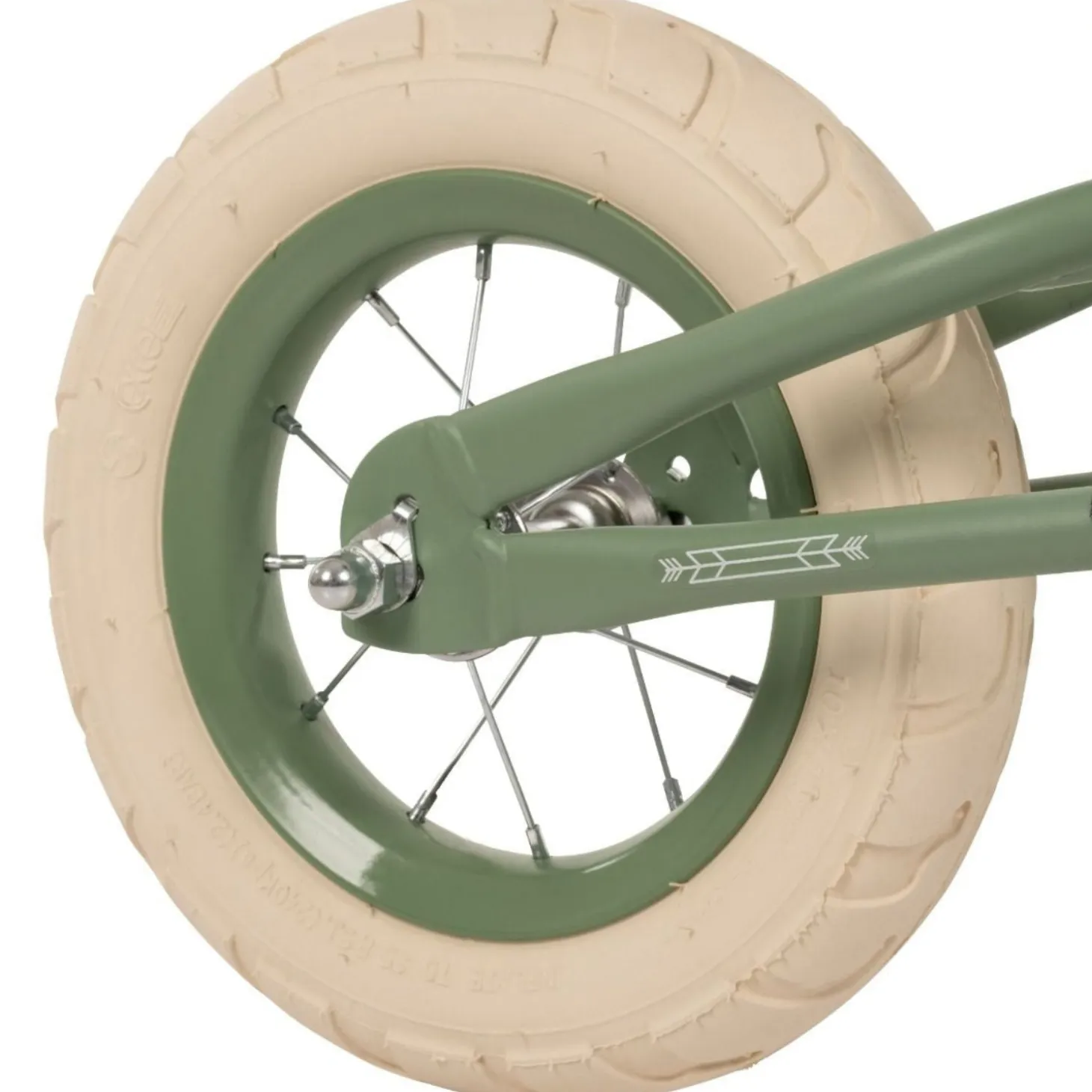 Bici Pedagogica Vintage Verde Opaco