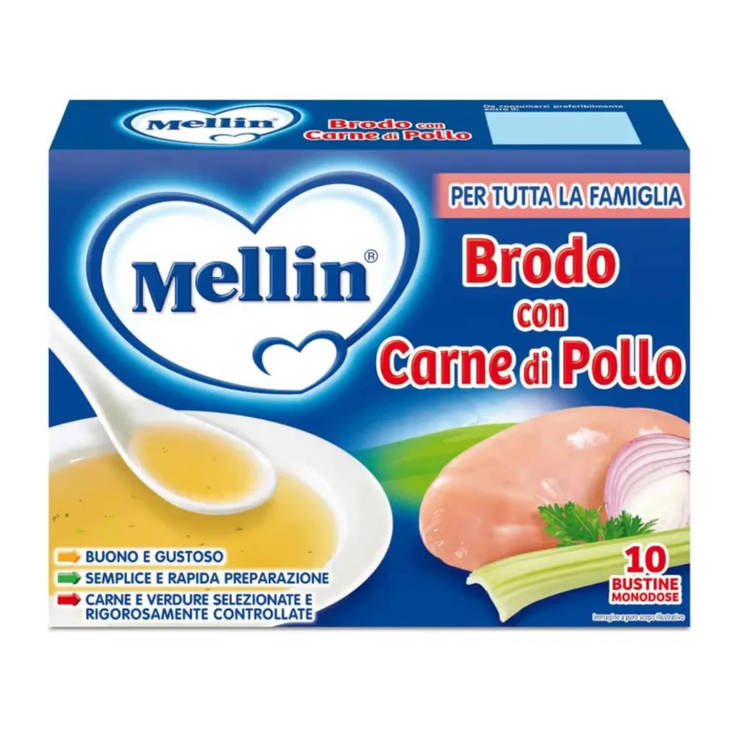 Brodo Di Pollo: Confezione 10x5 gr