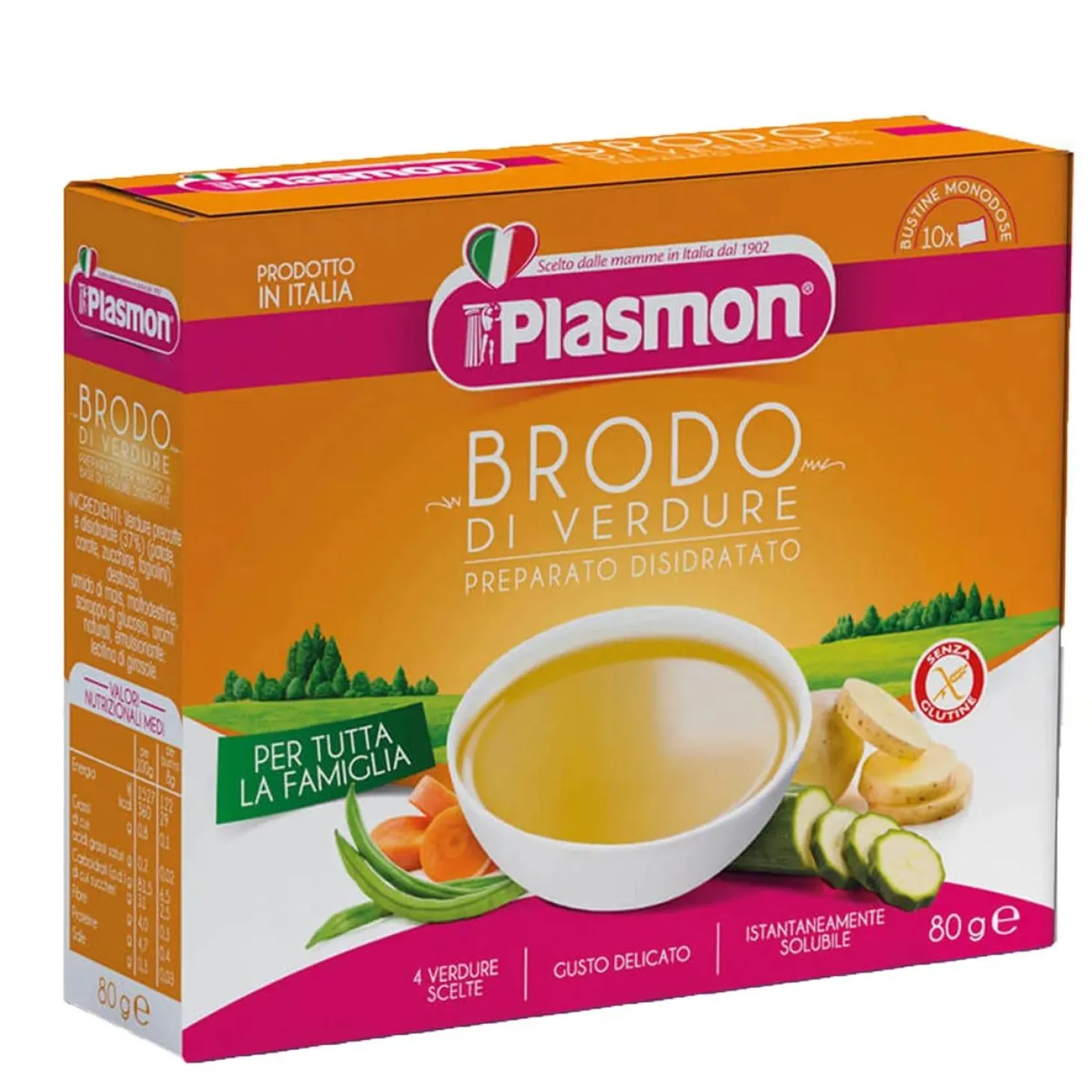 Brodo Verdura: Confezione 80 gr