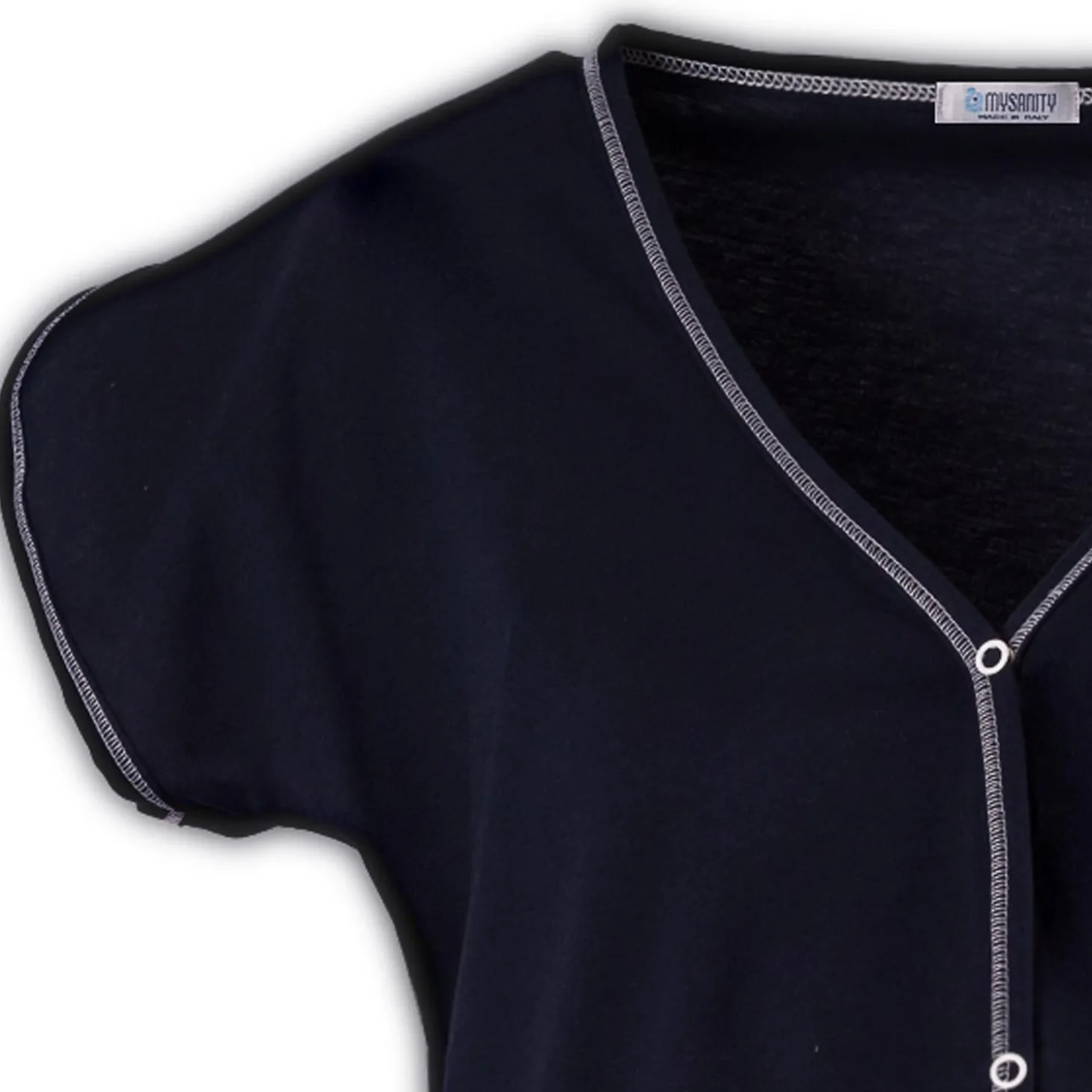 Camicia Da Parto Blu