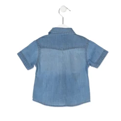 Camicia Jeans Manica Corta Baby Bimbo
