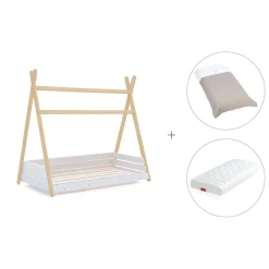 Casetta Montessori + Materasso + Tessile