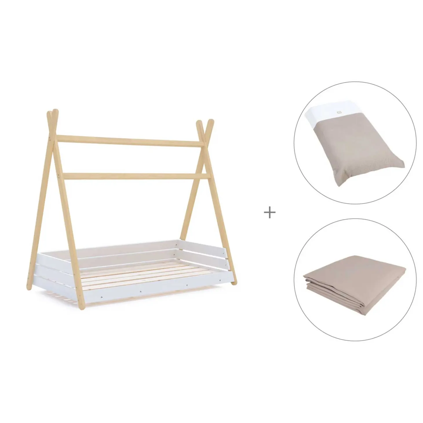 Casetta Montessori + Materasso + Tessile