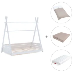 Casetta Montessori + Materasso + Tessile