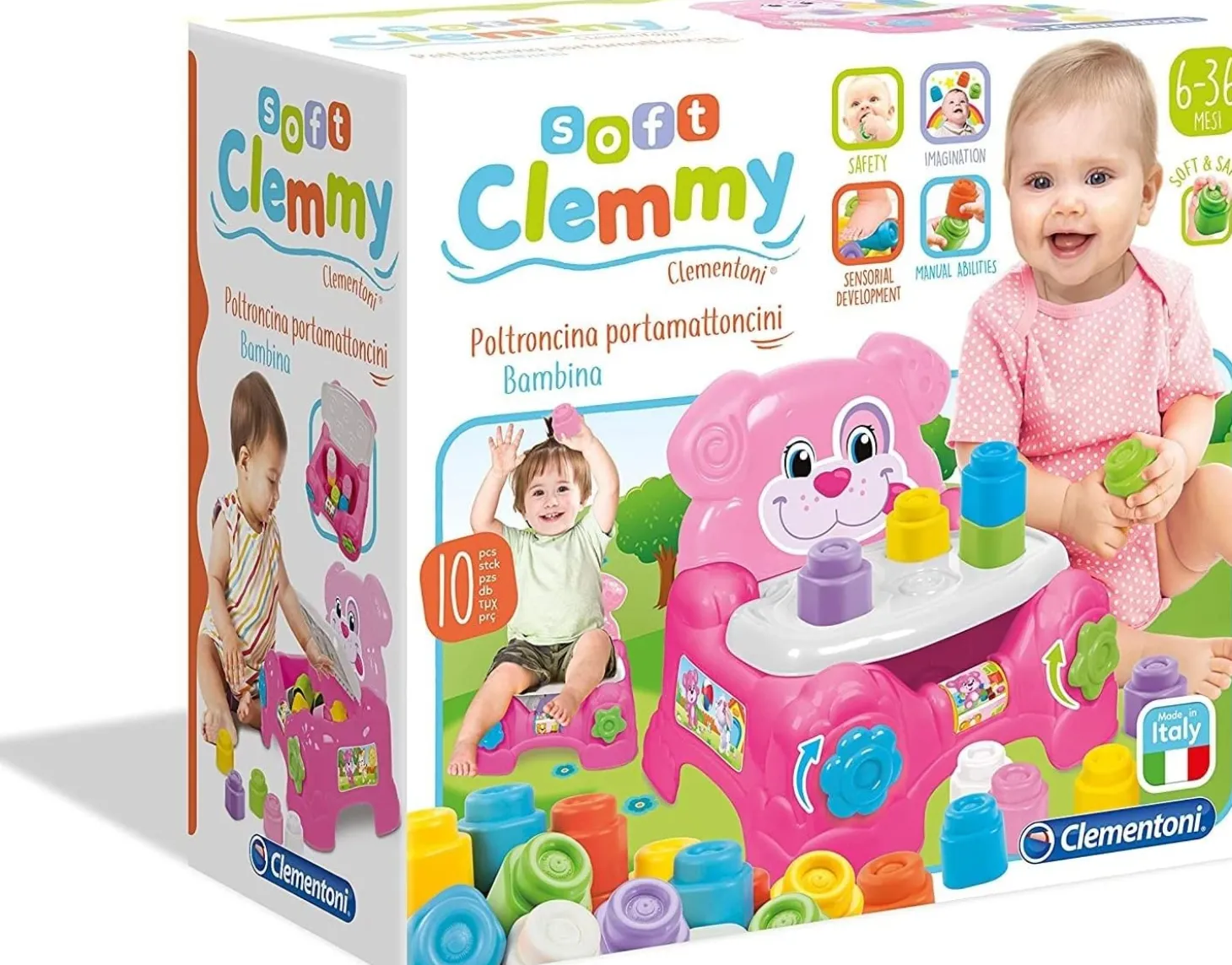 Clementoni – Poltroncina Clemmy Baby Cagnolina 17141
