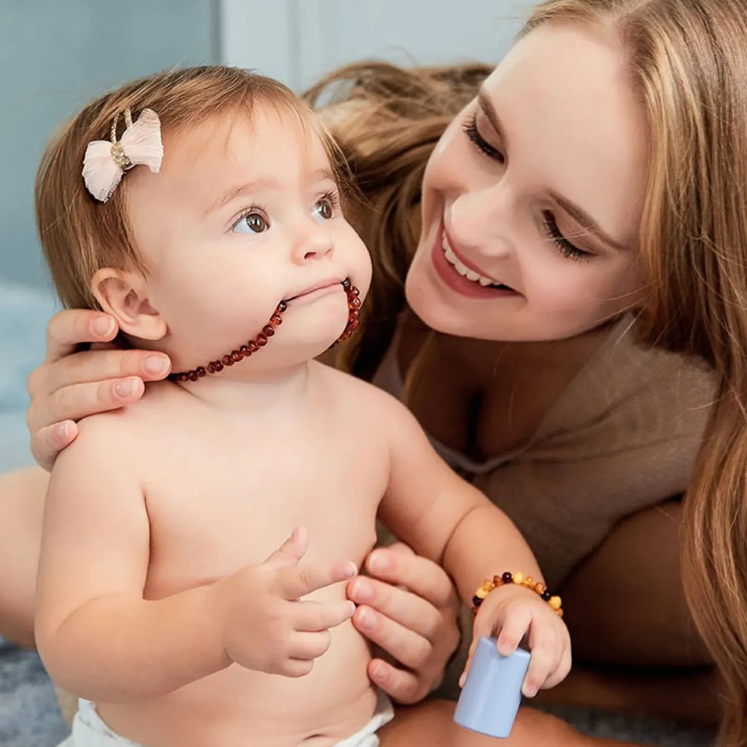 Collana Ambra Naturale Baby