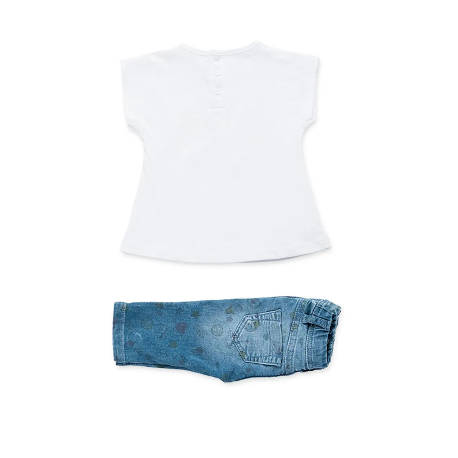 Completo Maglietta + Pantalone Stampato Baby Bambina