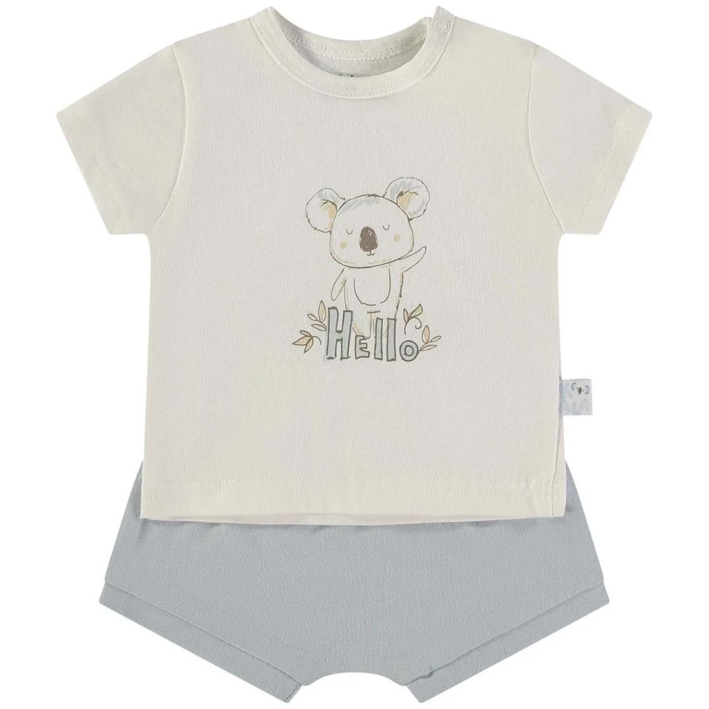 Completo 2 Pezzi Maglietta + Pantaloncino Celeste 160436