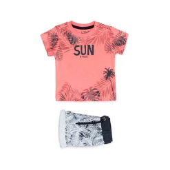 Completo Tropicale Maglietta + Bermuda Baby Bambino