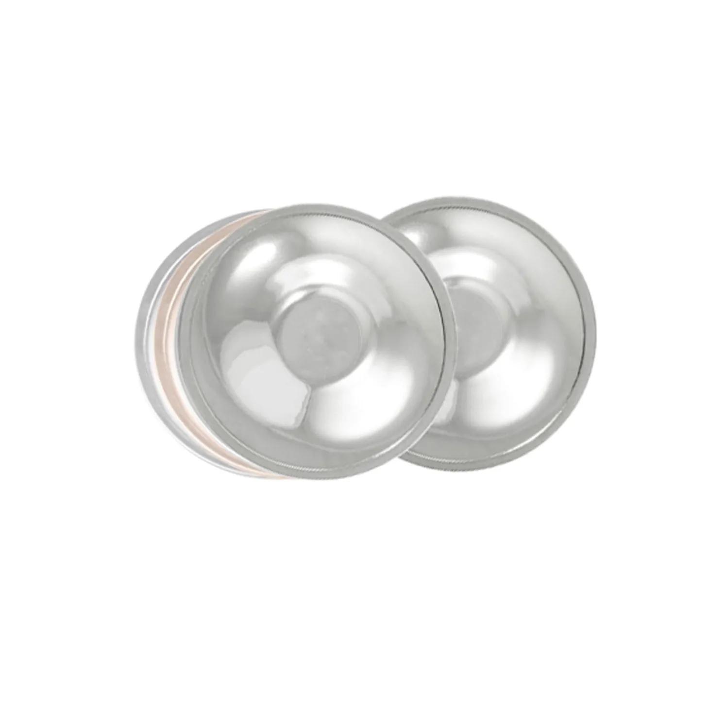 Coppette Paracapezzoli In Argento Trilaminato.
