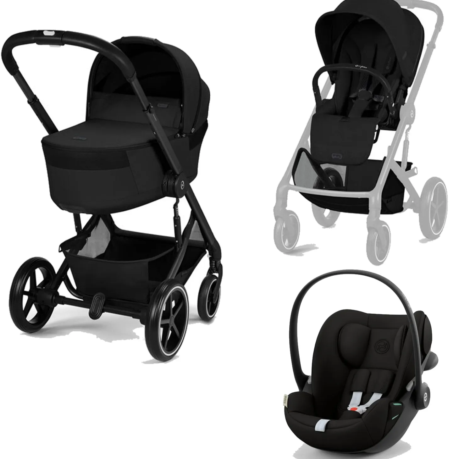 Cybex trio Balios S Lux Con Navicella Richiudibile E Cloud G3 Isize
