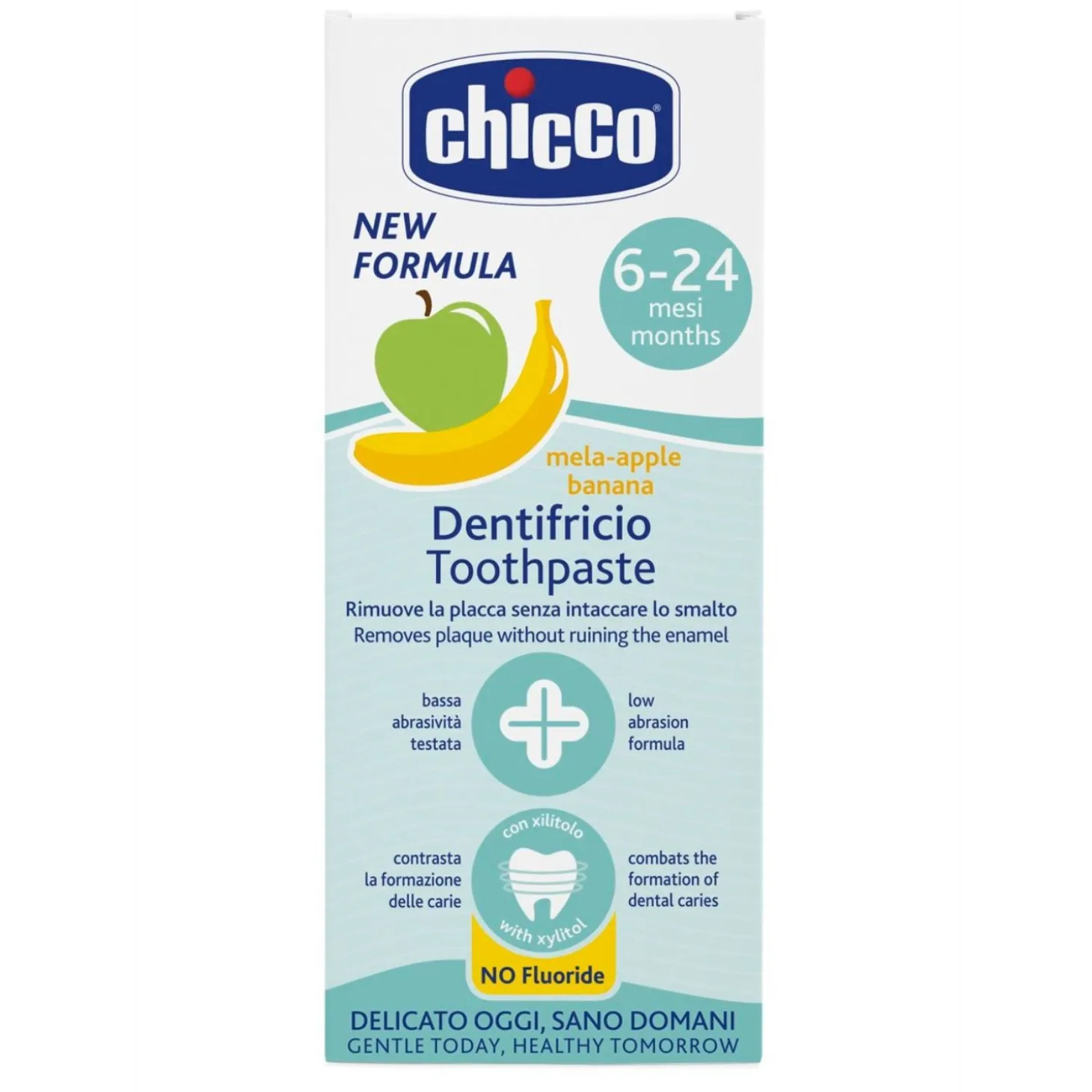 Dentifricio Mela Banana (6 24M) Fluoro