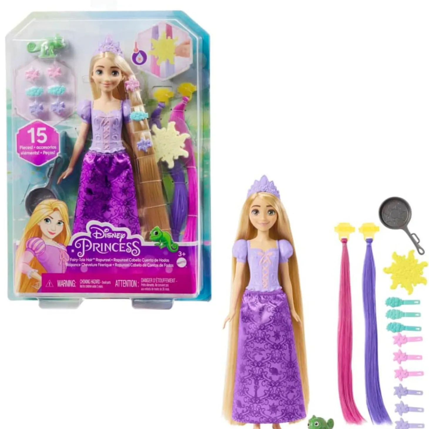 Disney Princess Rapunzel Capelli Da Favola HLW18