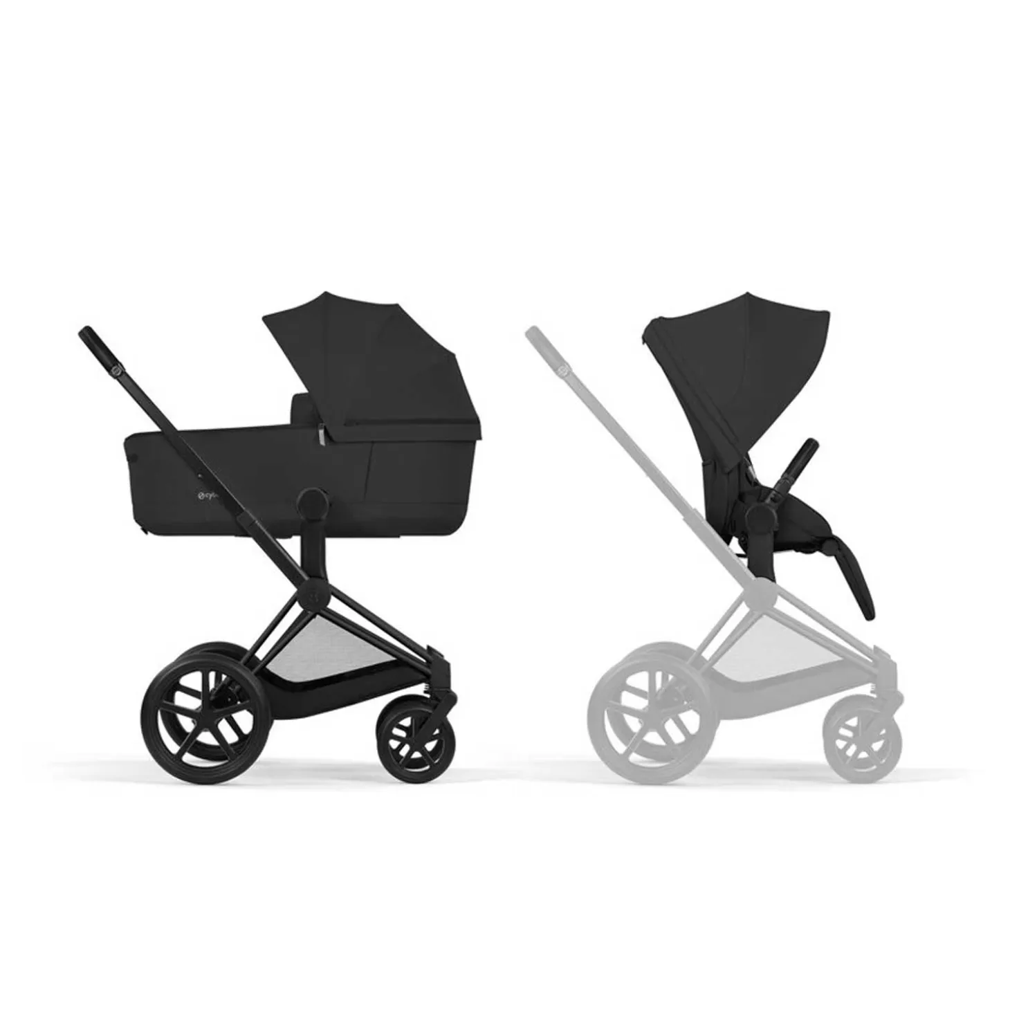 Duo Priam Comfort: Passeggino + Navicella