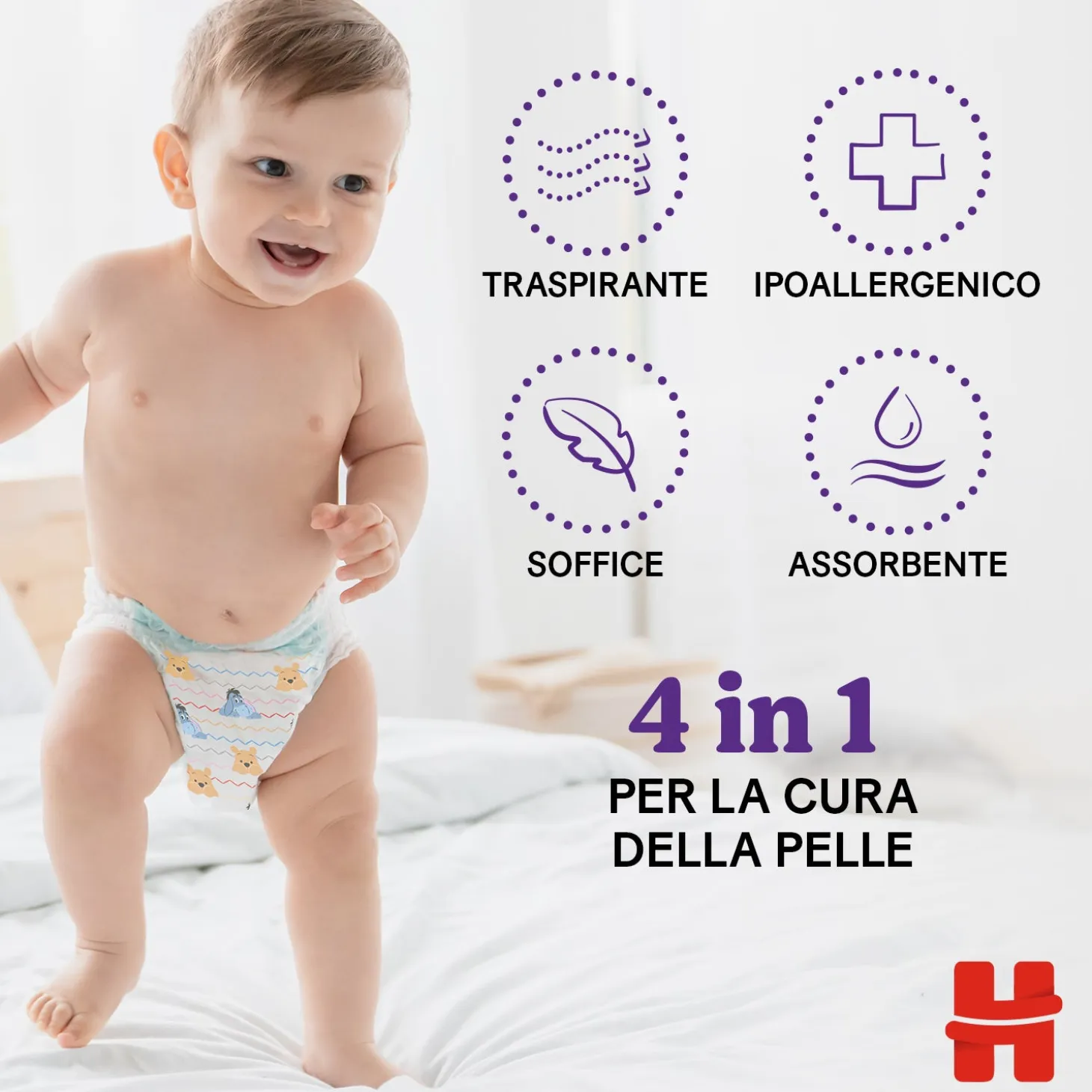 Extra Care Mutandina Megapack Taglia 4 (80pz)