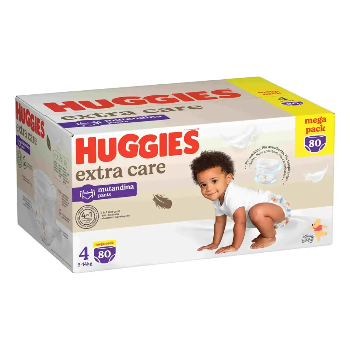 Extra Care Mutandina Megapack Taglia 4 (80pz)