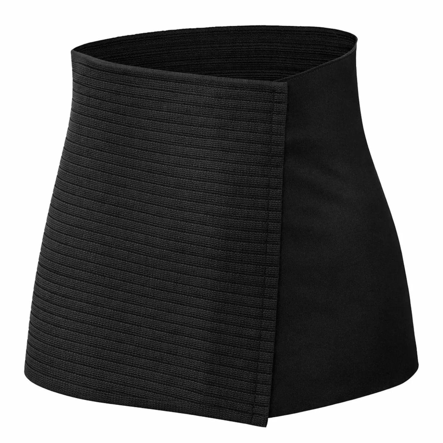 Fascia Post Parto Millerighe Traspirante Nero