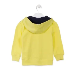 Felpa Gialla con Stampe Bambino Junior