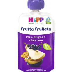 Frutta Frullata Pera Prugna Ribes Nero: Confezione 90 gr