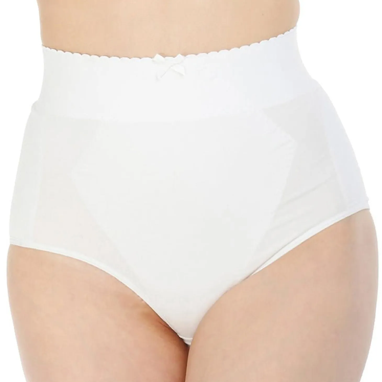 Guaina Post Parto Contenitiva In Cotone Bianco