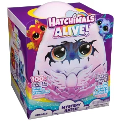 Hatchmals Alive Magico Uovo Versione Draggle Con Peluche A Sorpresa