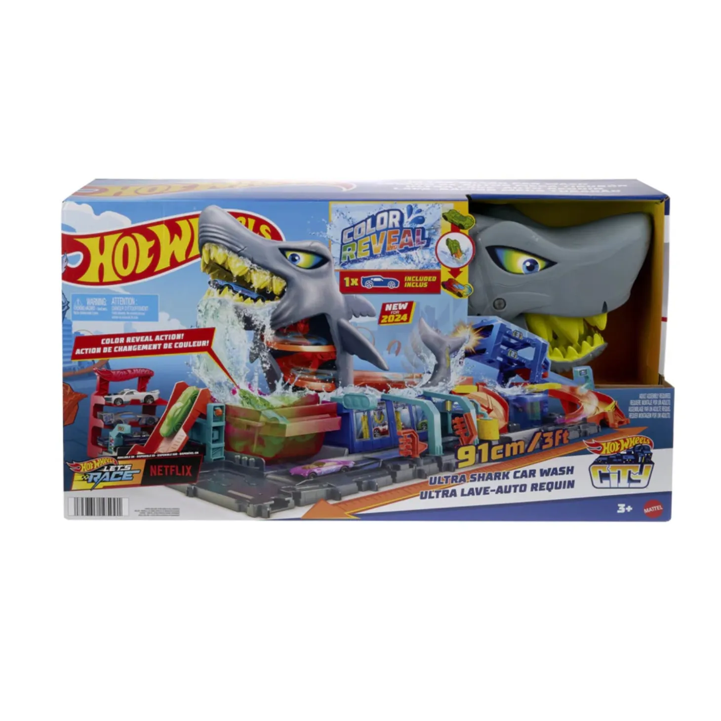 Hot Wheels City Autolavaggio Mega Squalo HTN82