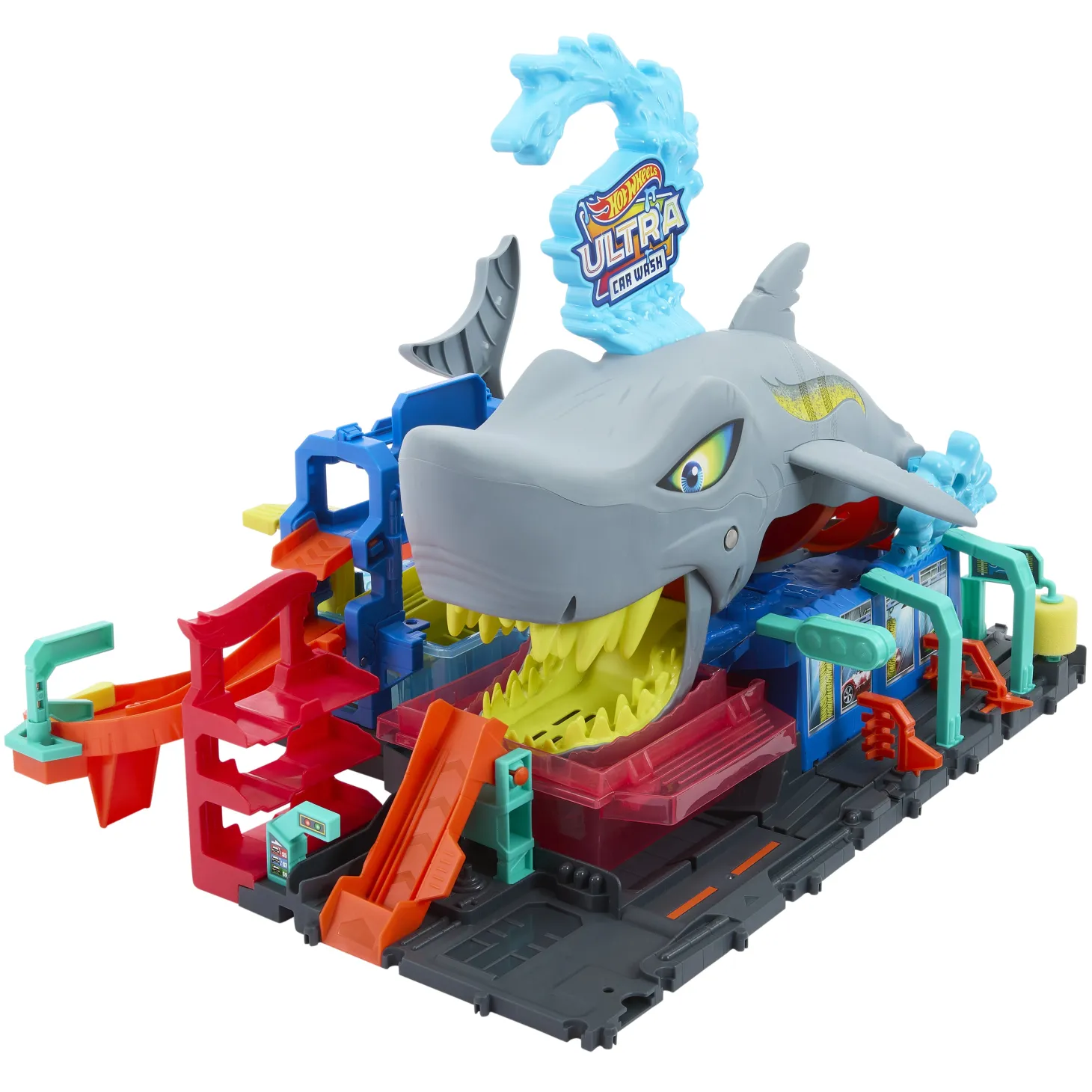 Hot Wheels City Autolavaggio Mega Squalo HTN82