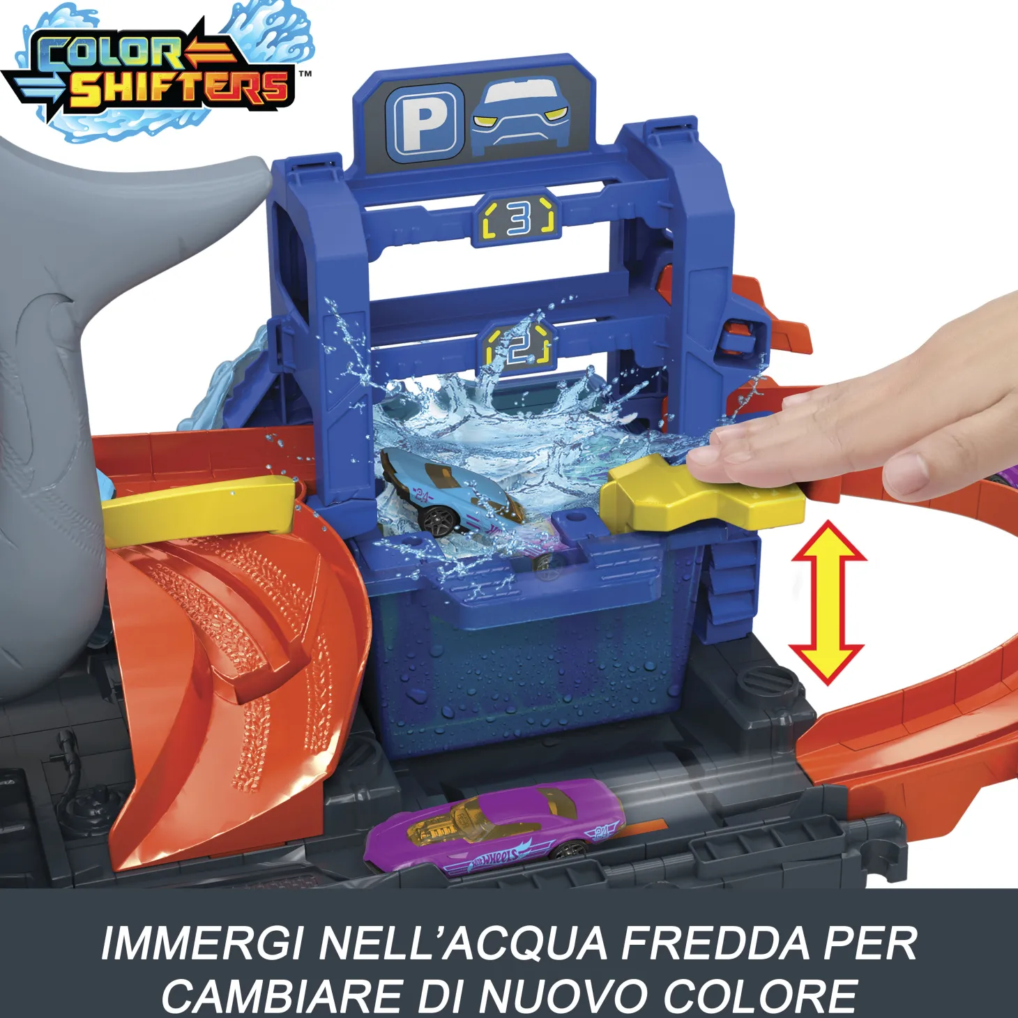 Hot Wheels City Autolavaggio Mega Squalo HTN82