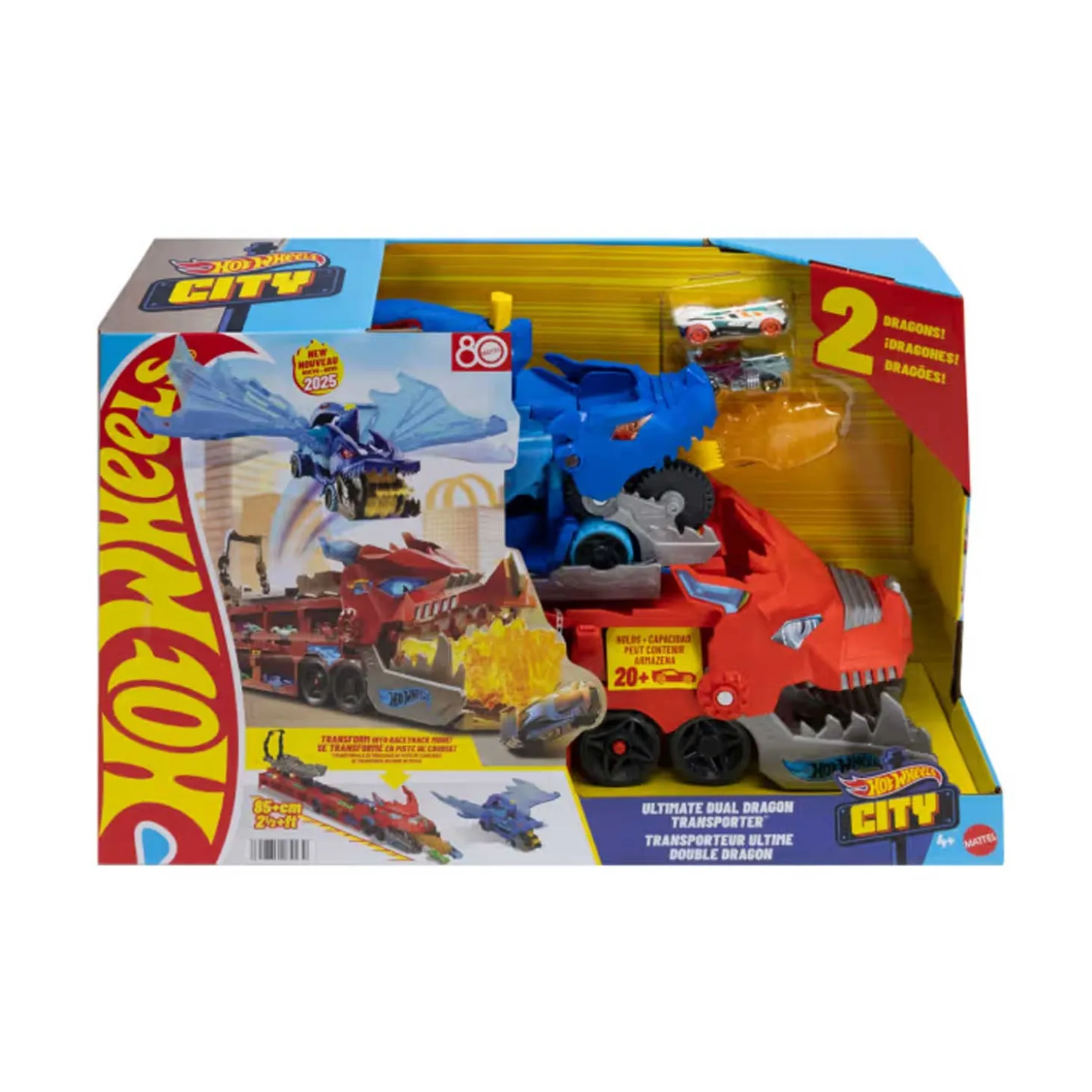 Hot Wheels City Drago Trasportatore Trasformabile JBM72