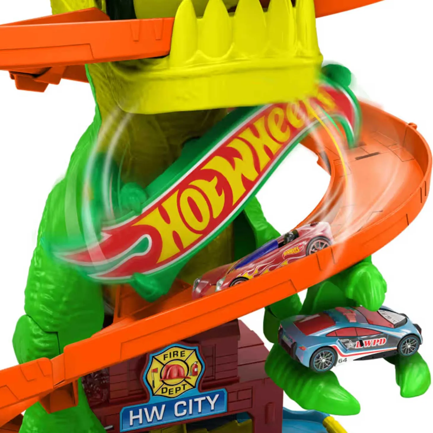 Hot Wheels City T Rex Battaglia Infuocata JBM73