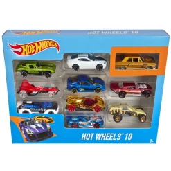 Hot Wheels Confezione 10 Veicoli Assortiti 54886