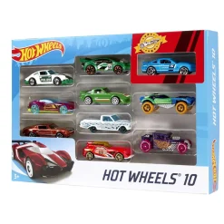 Hot Wheels Confezione 10 Veicoli Assortiti 54886