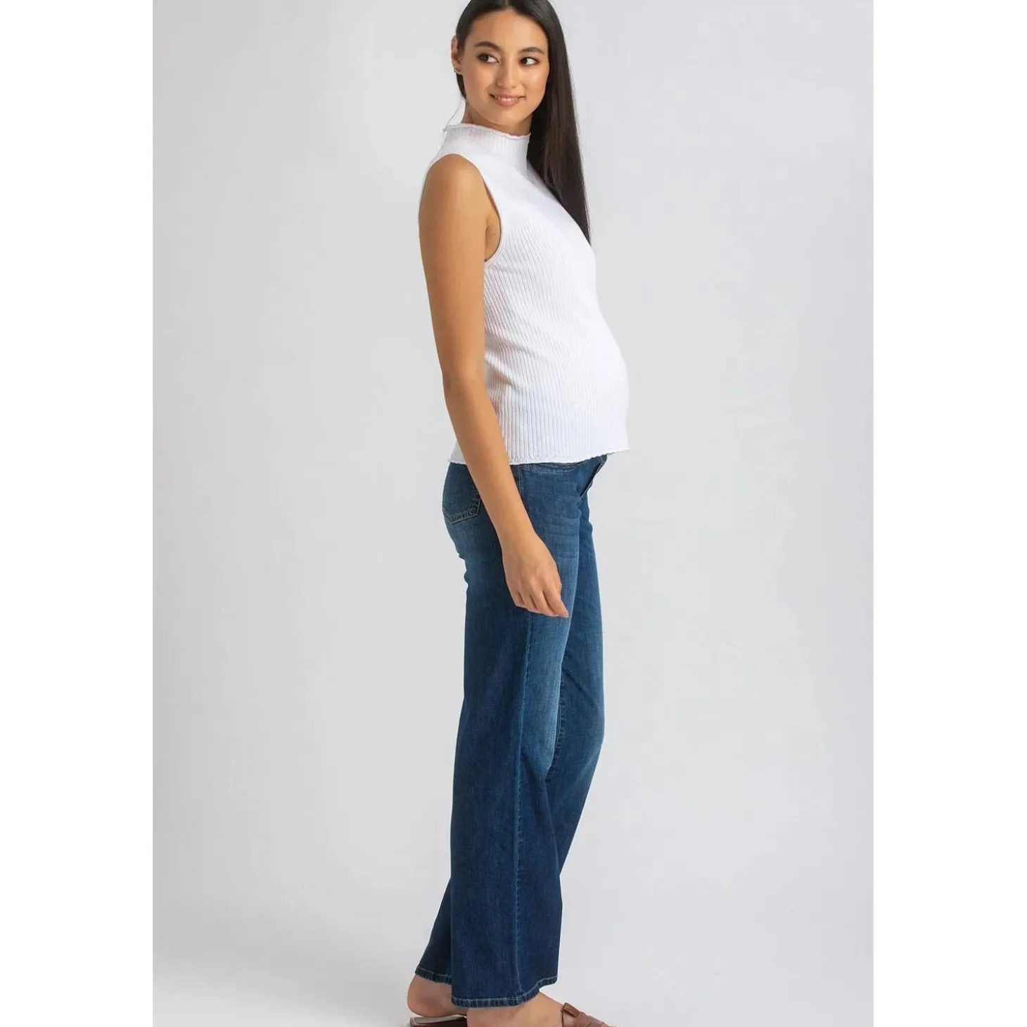 Jeans Premaman a Gamba Larga