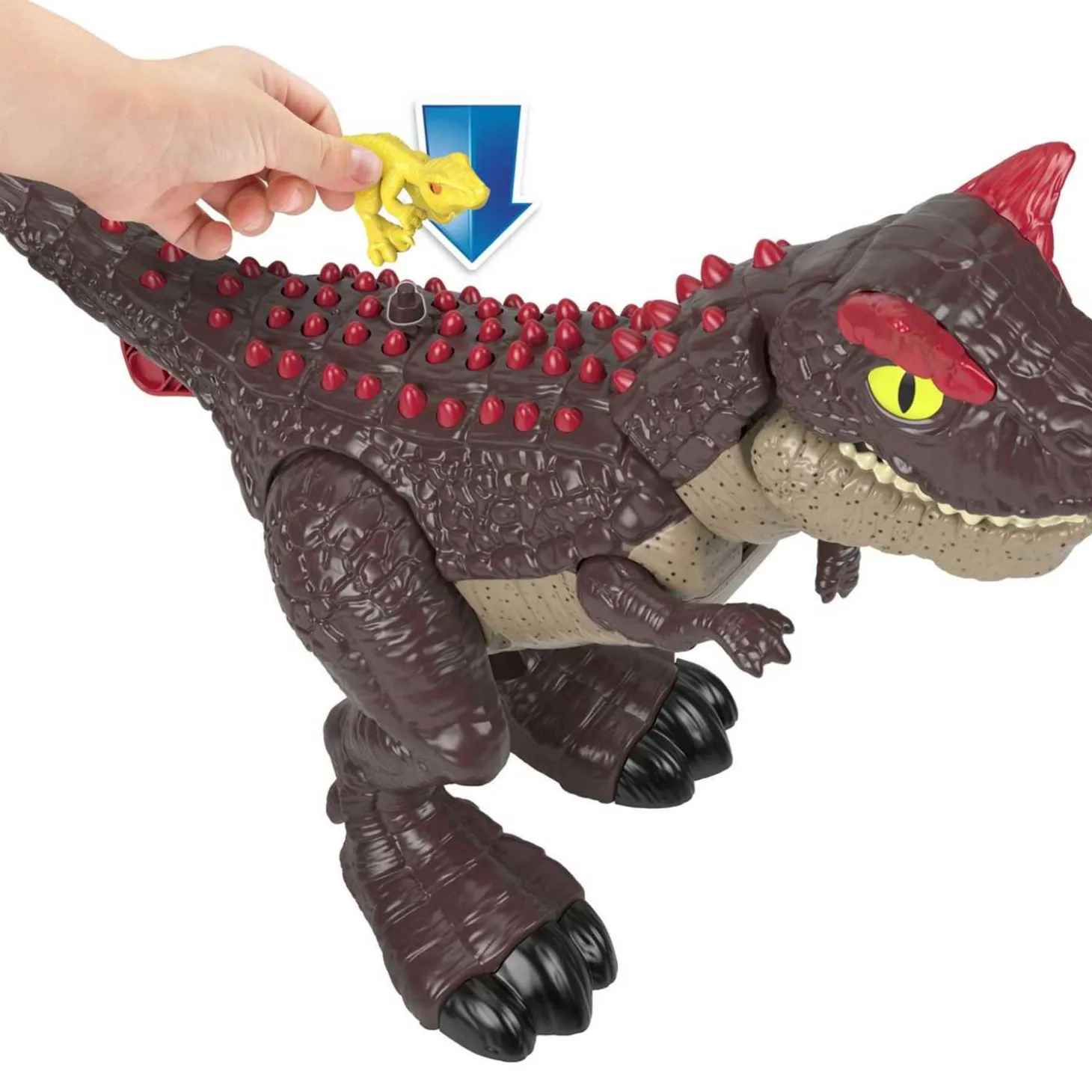 Jurassic World Carnotauro Aculei Pungenti Imaginext HML42