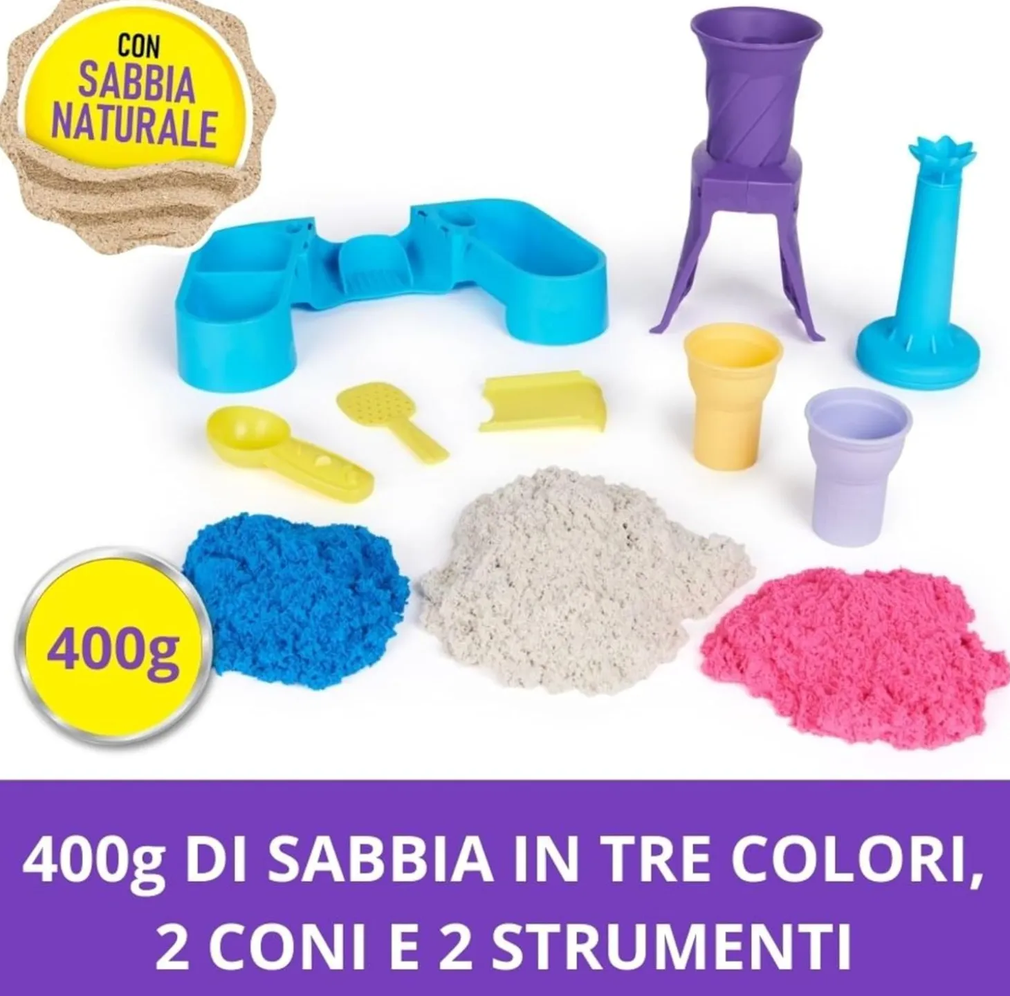 Kinetic Sand: Playset Gelateria Colorata