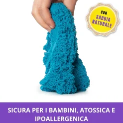 Kinetic Sand: Sacchetto con 900Gr di Sabbia Cinetica Colorata