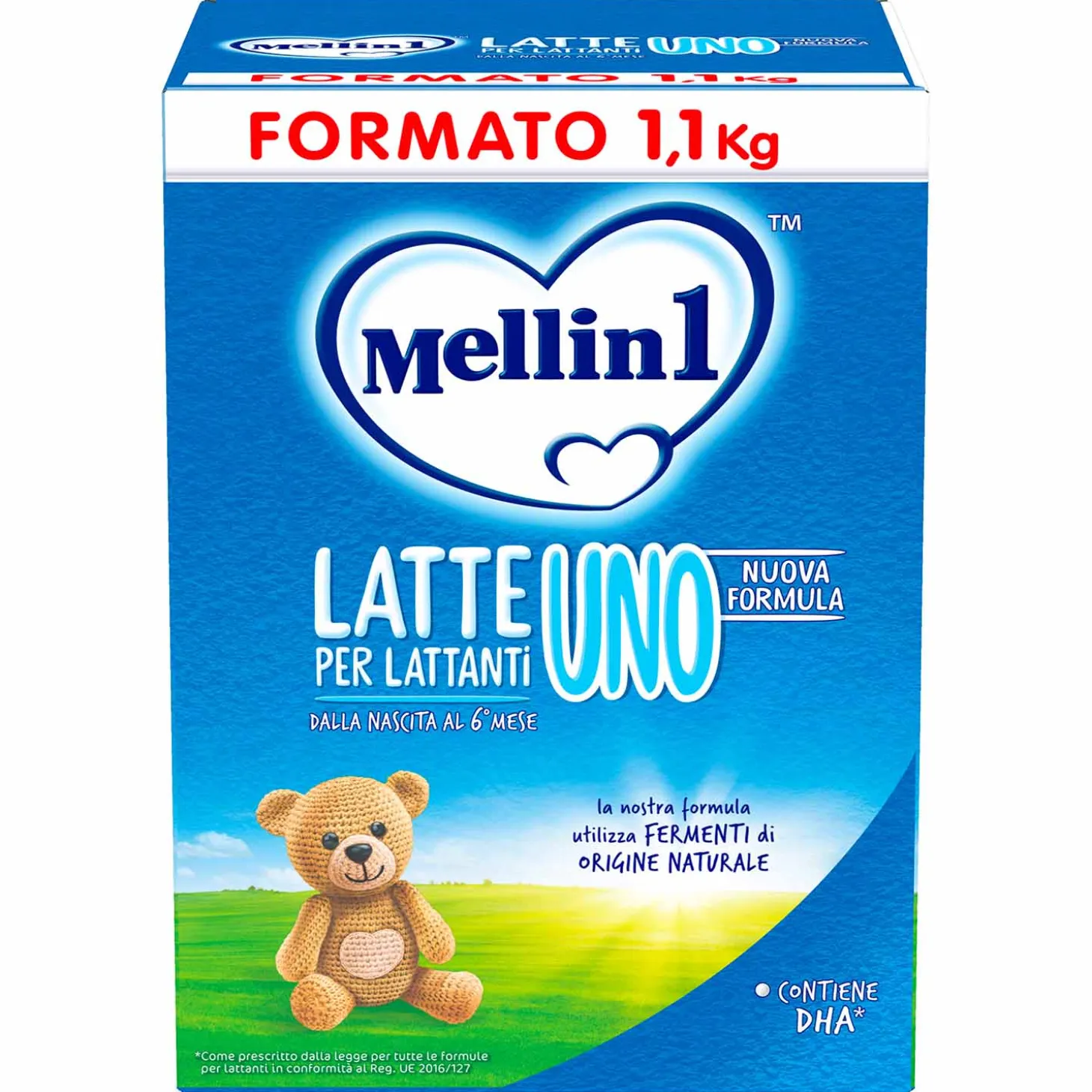 Latte In Polvere 1: Confezione 1100gr
