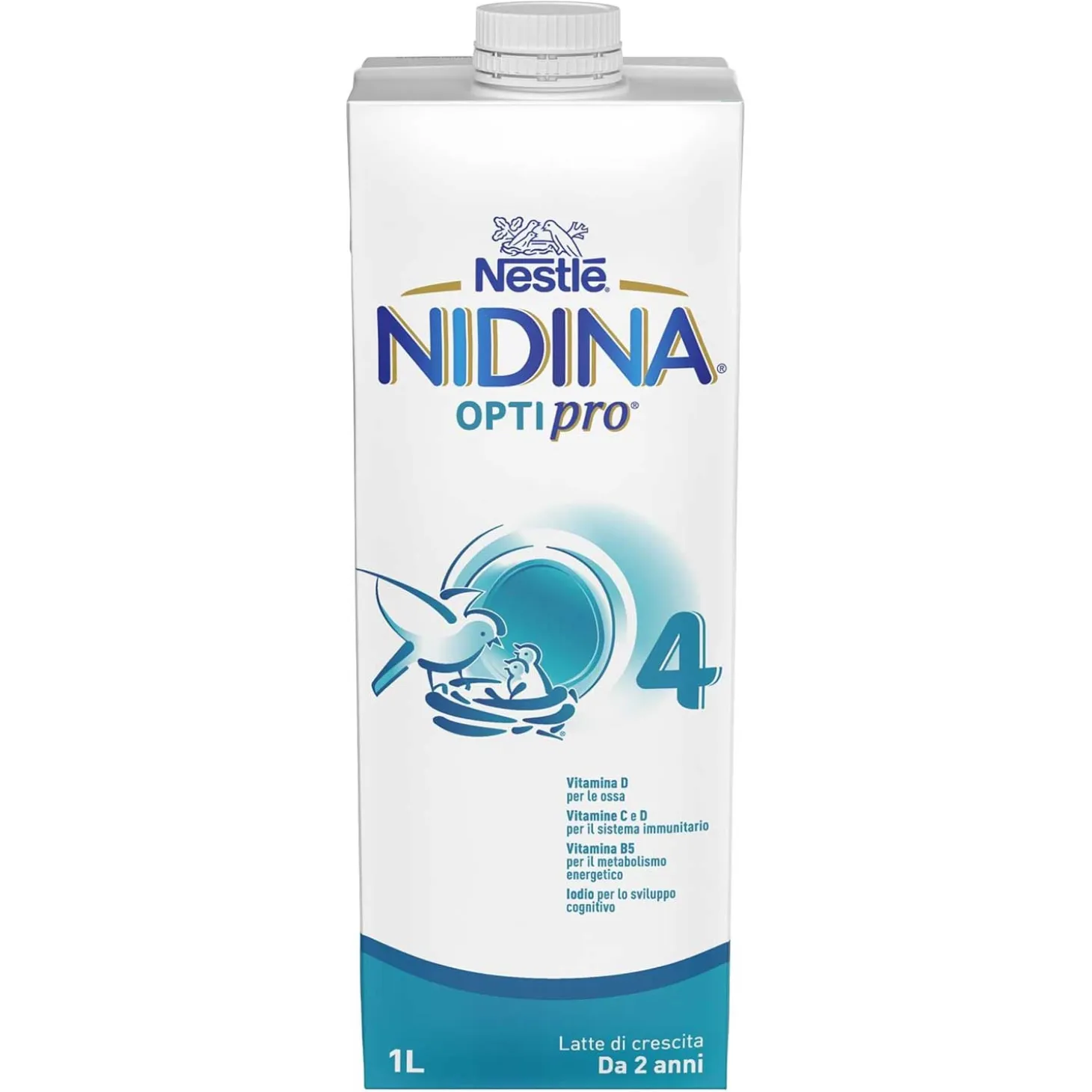 Latte Liquido Nidina Crescita 4: Confezione 1000 ML