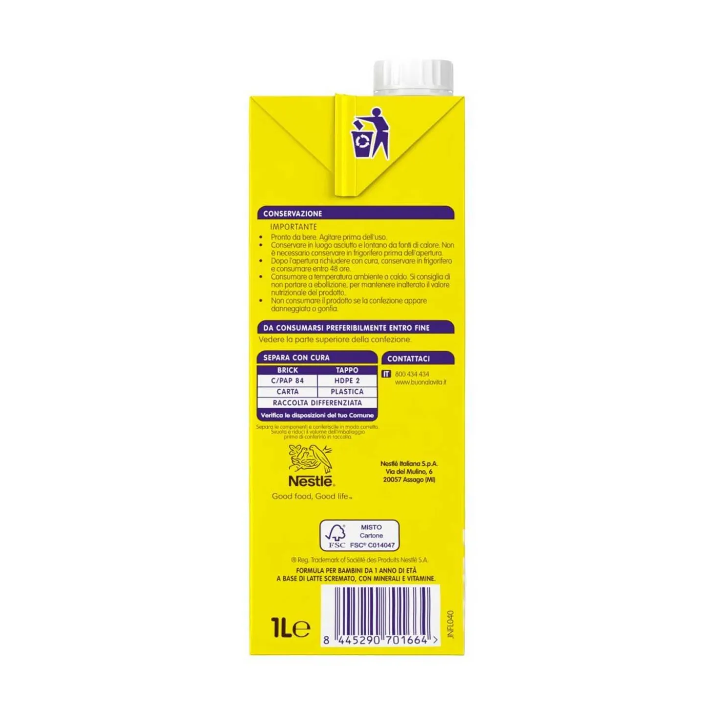 Latte Mio Classico: Confezione 1000 ml