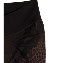 Leggings Premaman Leo Tabacco Con Fascia Di Sostegno