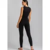 Leggings Premaman Neri in Morbido Jersey di Bambù